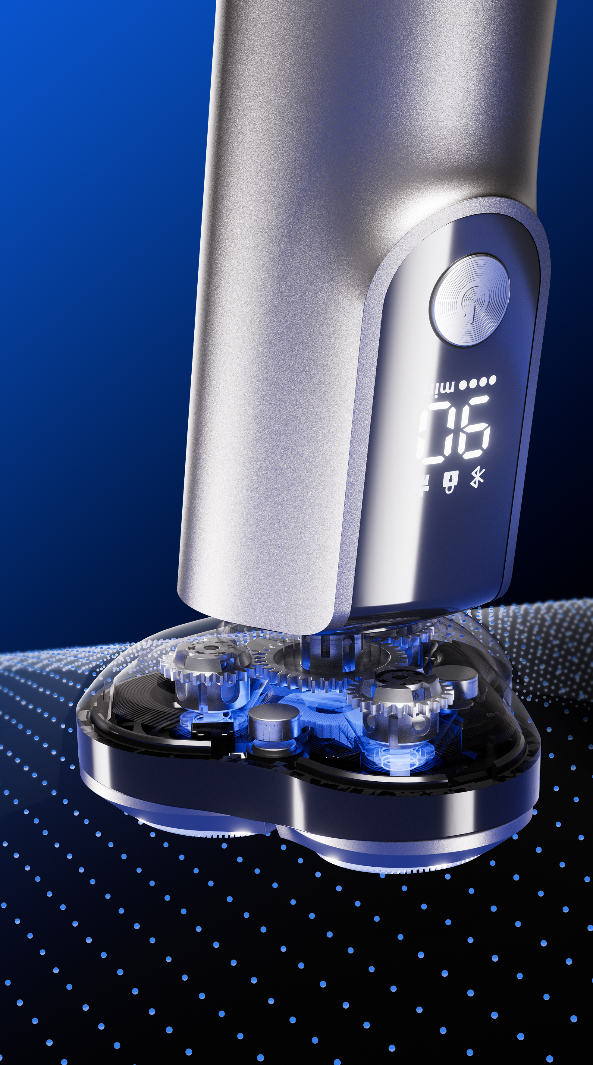 razor，Gehu，Tidal trend protection，Multi-cutter head，Metal Shaver，Personal care，Render，5% design，