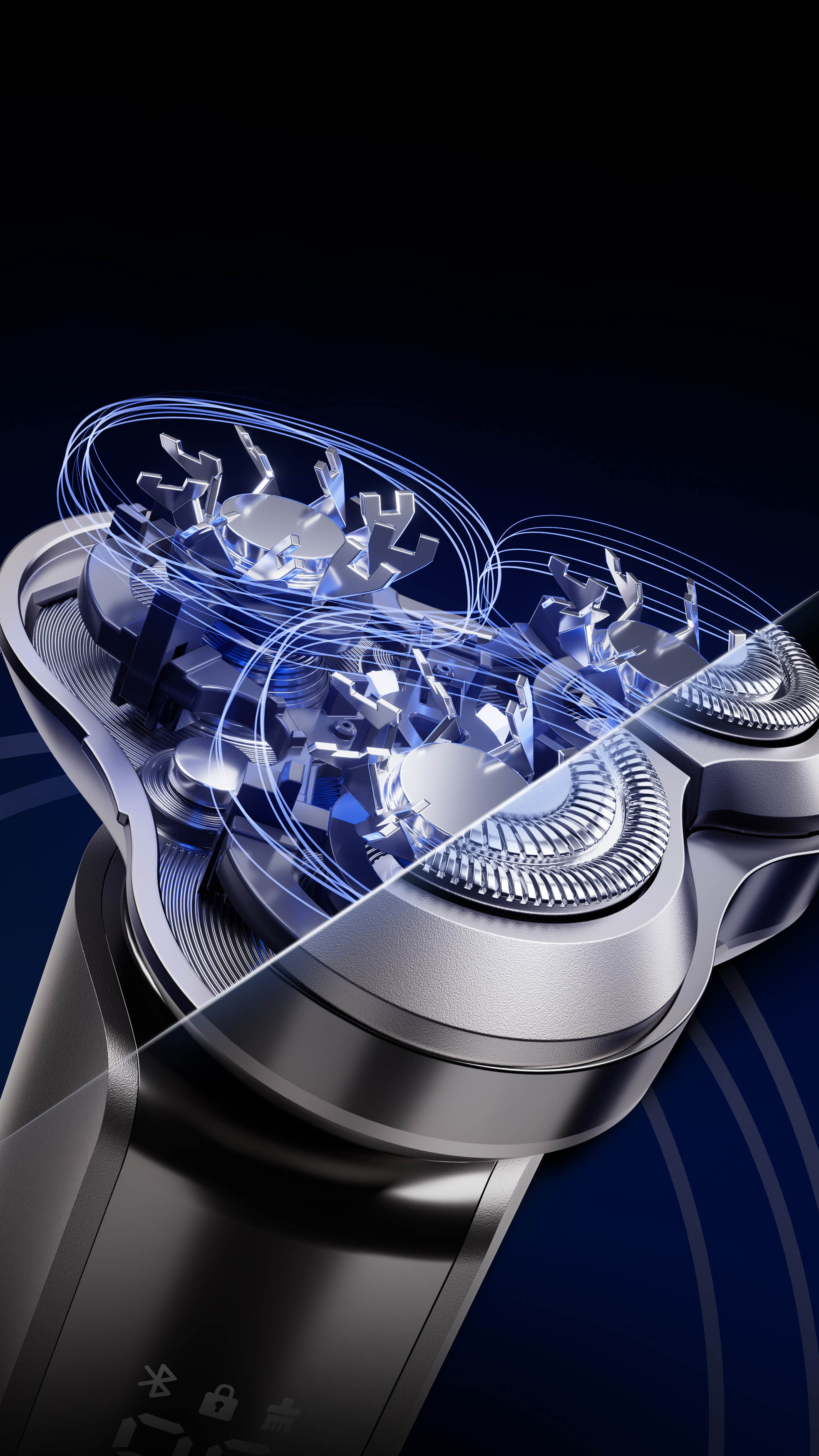 razor，Gehu，Tidal trend protection，Multi-cutter head，Metal Shaver，Personal care，Render，5% design，