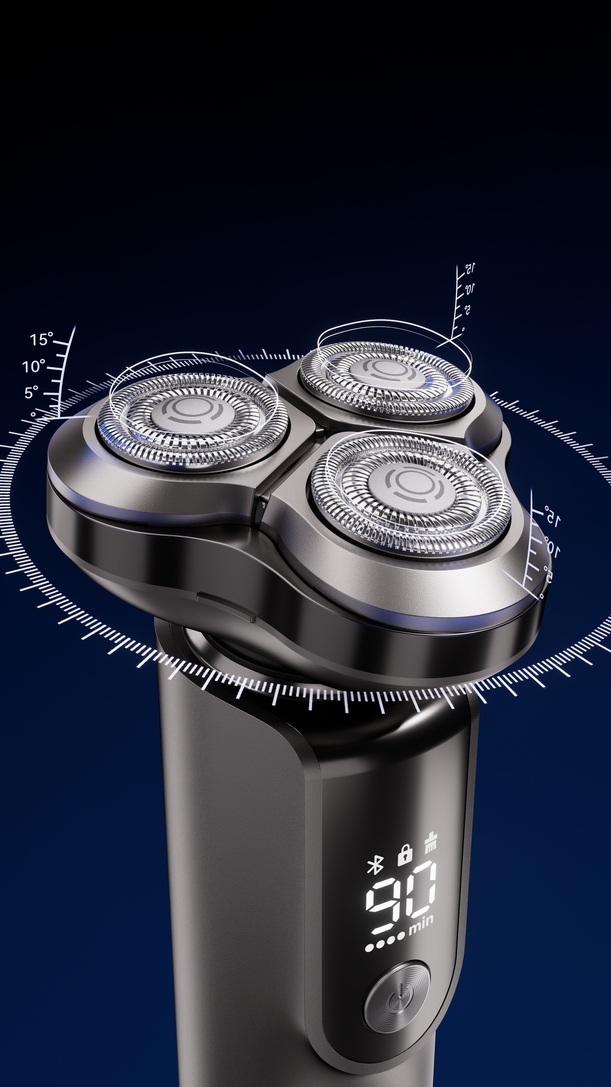 razor，Gehu，Tidal trend protection，Multi-cutter head，Metal Shaver，Personal care，Render，5% design，