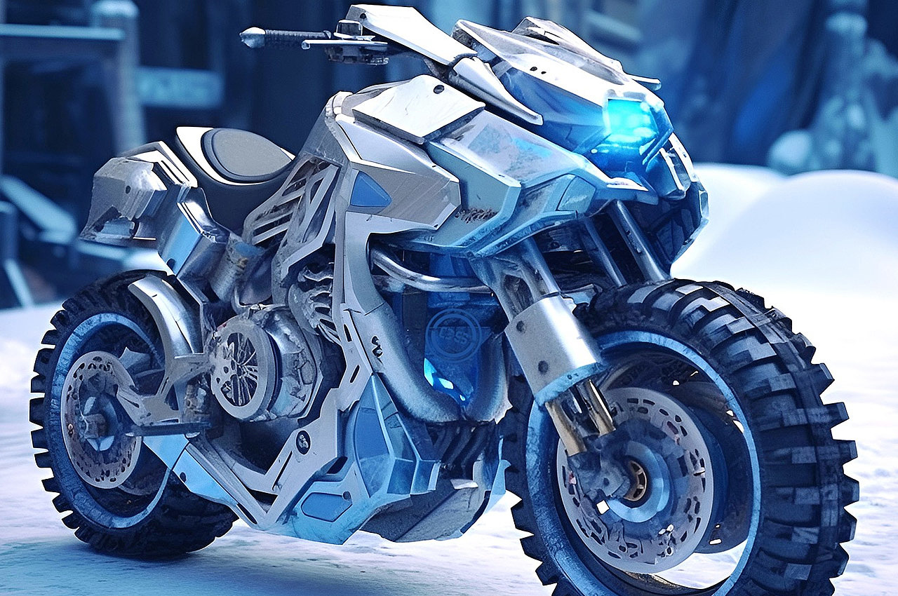 摩托车，创意，交通工具，人工智能AI，漫威，超级英雄摩托车，