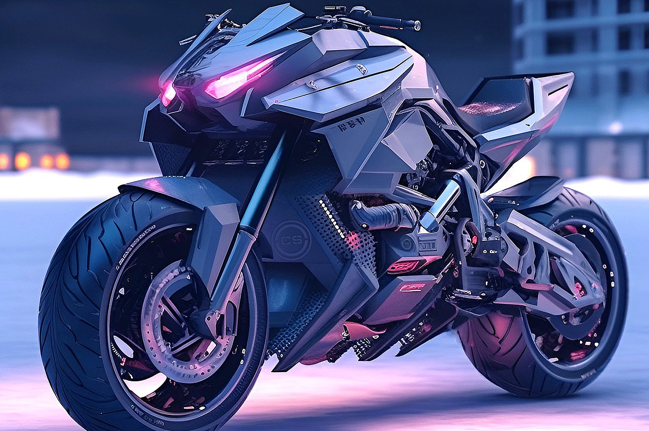 motorcycle，originality，vehicle，Artificial intelligence AI，Marvel，Superhero Motorcycle，