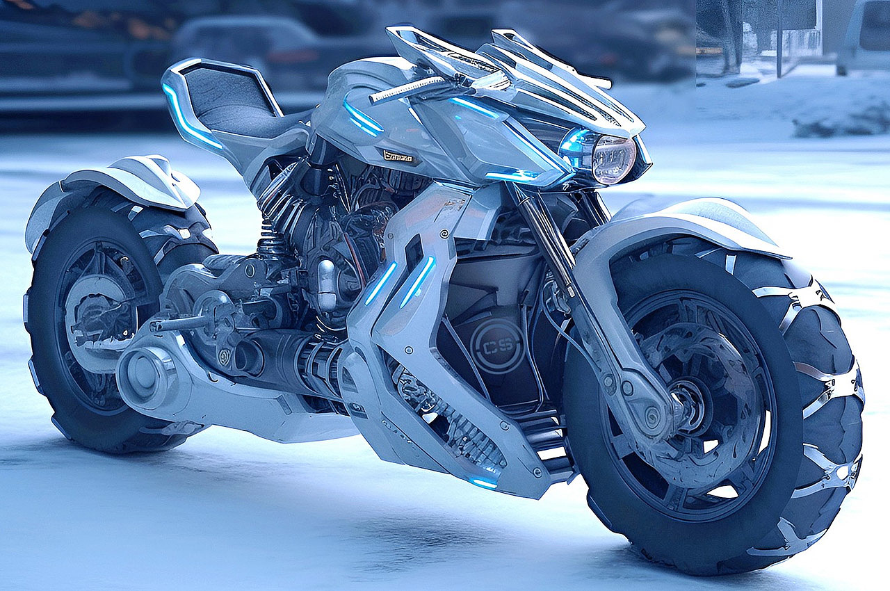 motorcycle，originality，vehicle，Artificial intelligence AI，Marvel，Superhero Motorcycle，