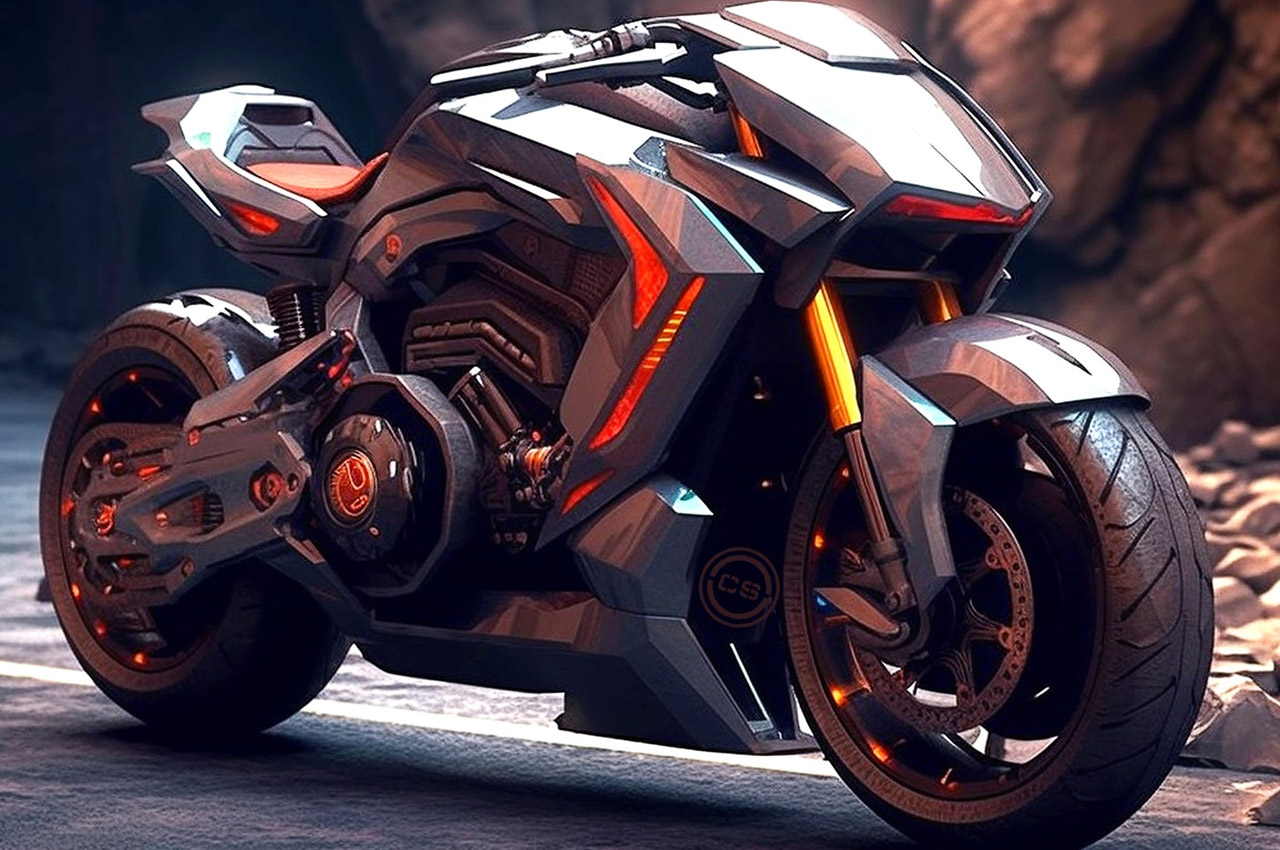motorcycle，originality，vehicle，Artificial intelligence AI，Marvel，Superhero Motorcycle，
