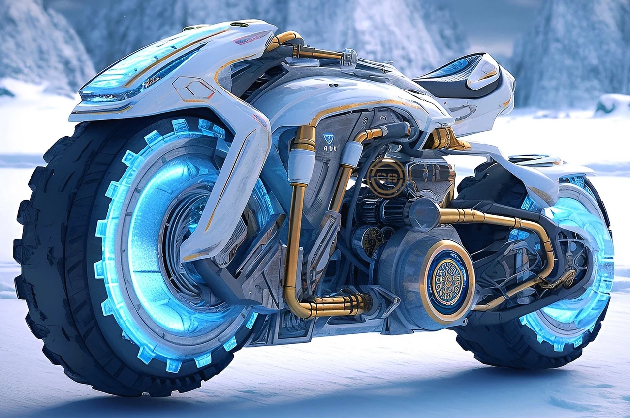 motorcycle，originality，vehicle，Artificial intelligence AI，Marvel，Superhero Motorcycle，