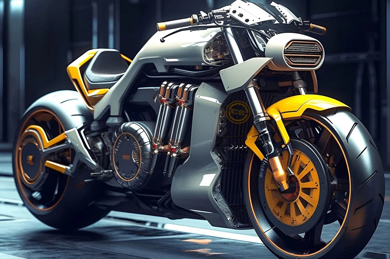 motorcycle，originality，vehicle，Artificial intelligence AI，Marvel，Superhero Motorcycle，