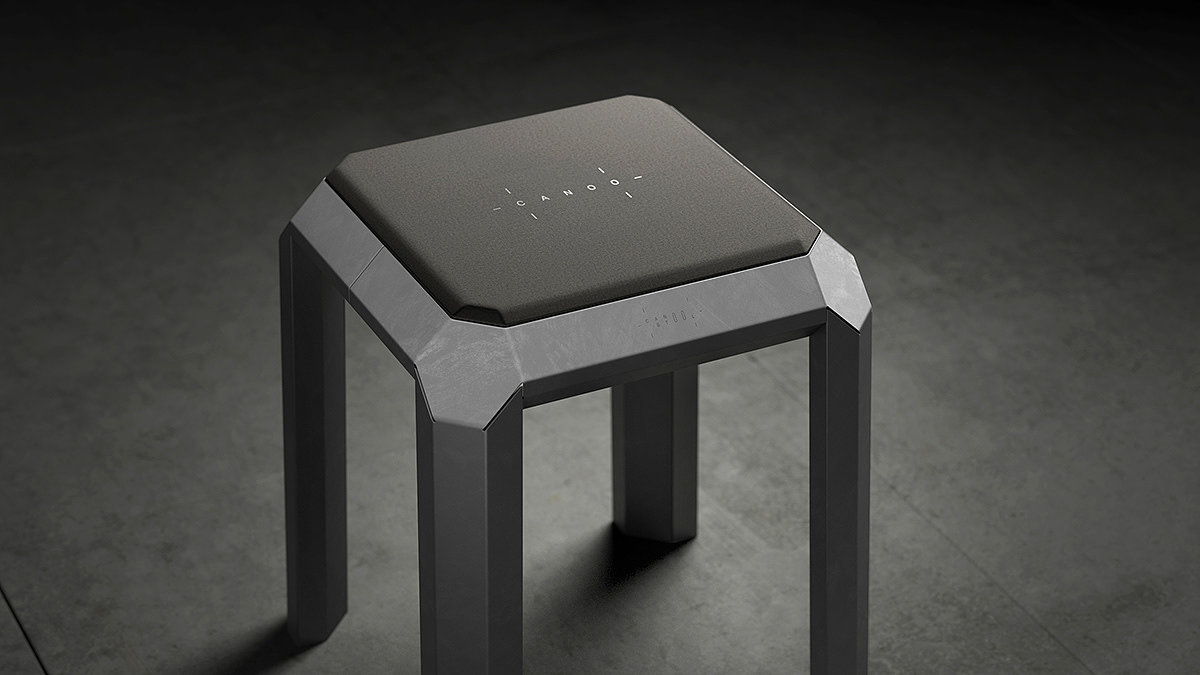 Canoo MPDV Stool，stool，furniture，industrial design，
