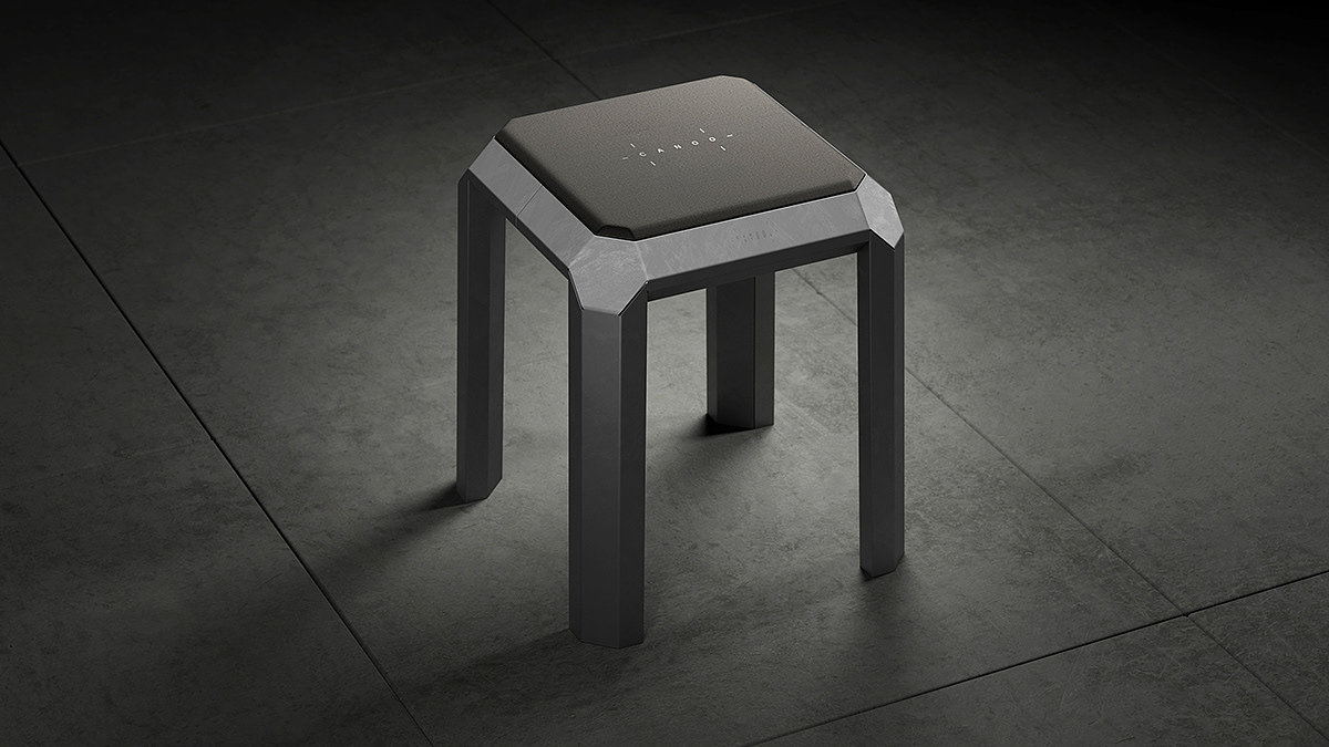 Canoo MPDV Stool，凳子，家具，工业设计，