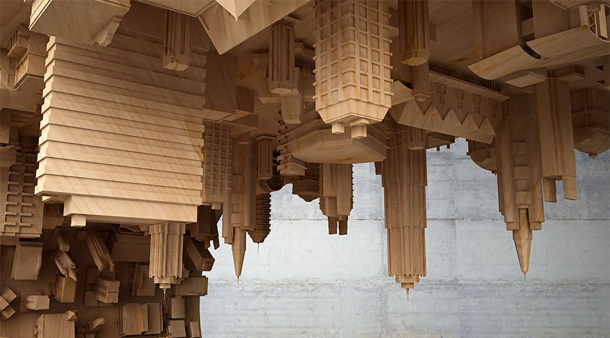 Home Furnishing，furniture，woodiness，Sculpture，Art，city，