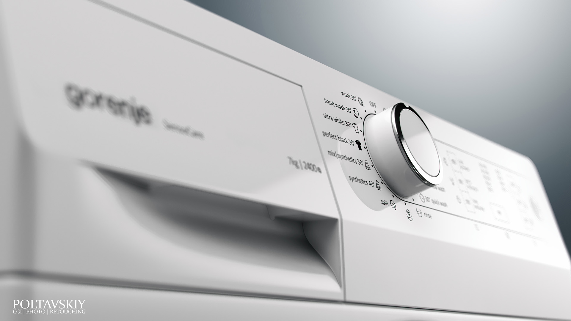 Washing machine，texture，details，