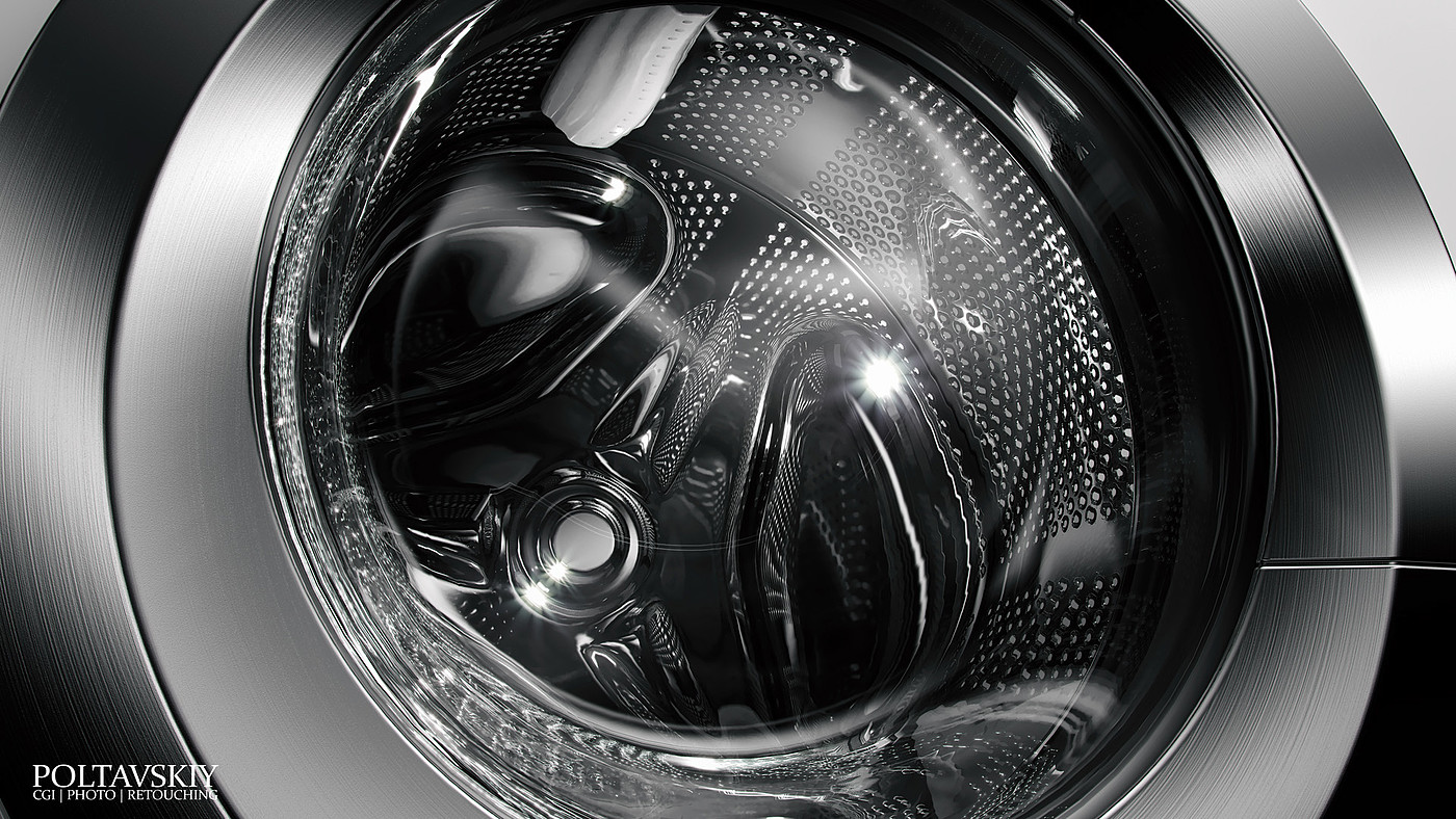 Washing machine，texture，details，