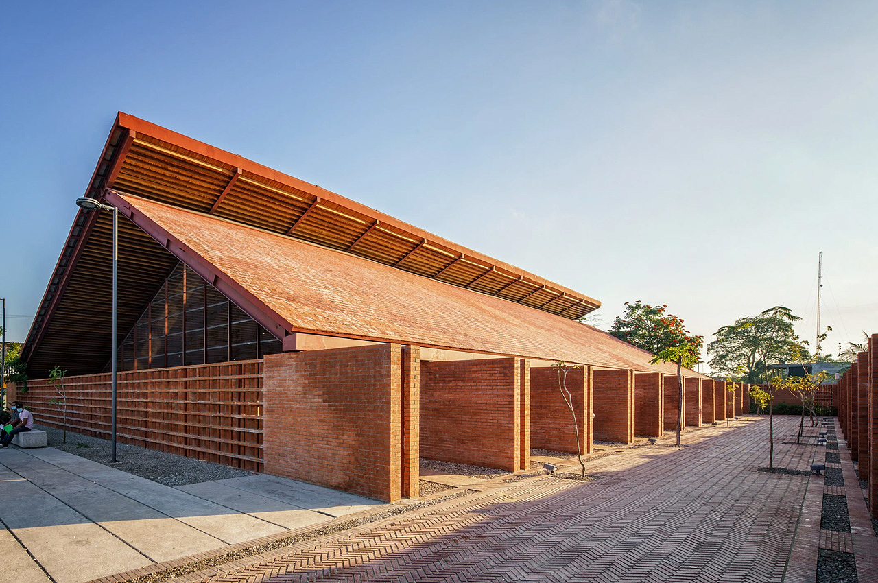 Casa de Música，墨西哥，音乐学院，环境设计，建筑，悬臂式屋顶，