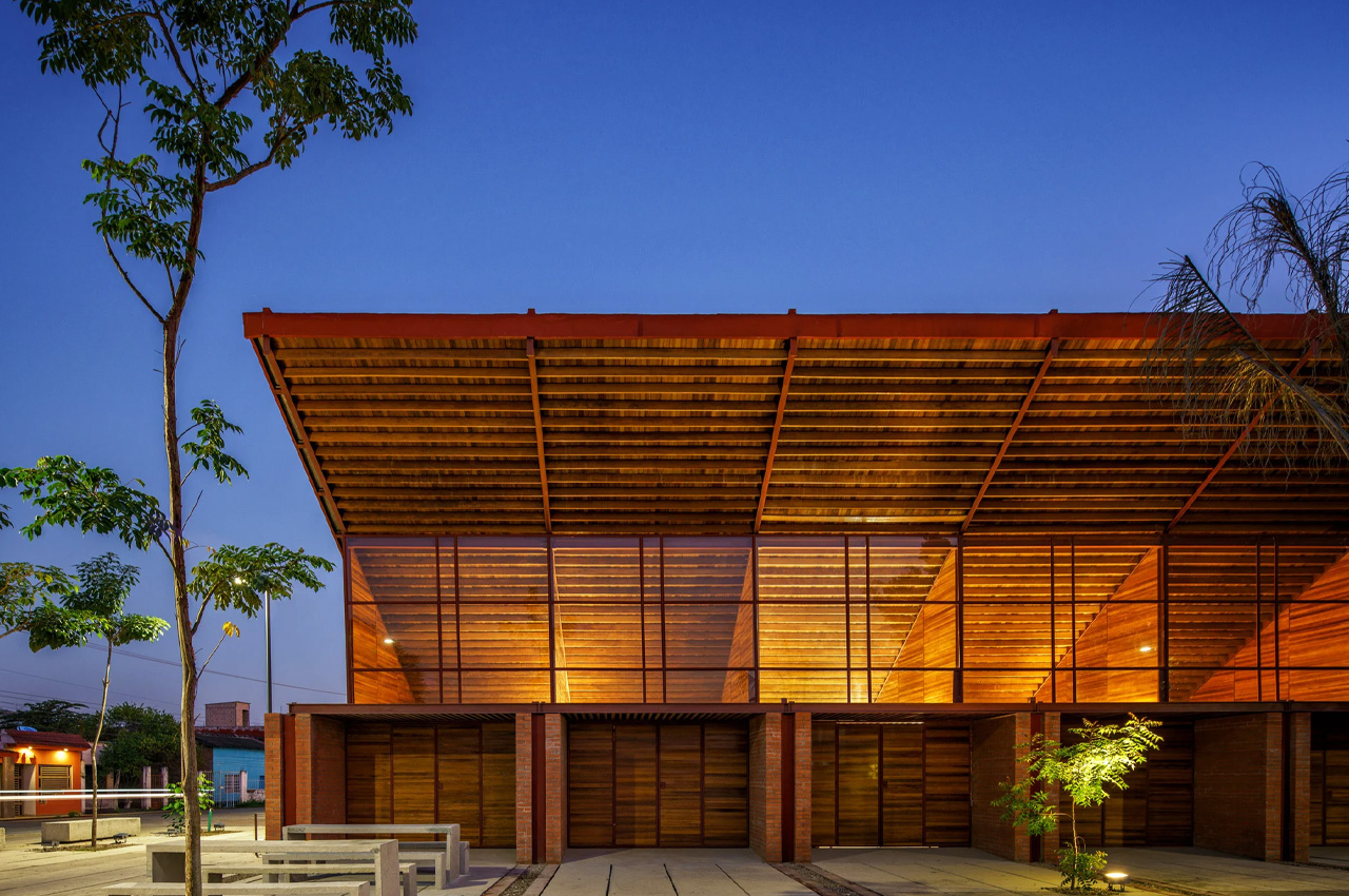 Casa de Música，Mexico，Conservatory of Music，environmental design，Architecture，Cantilever roof，