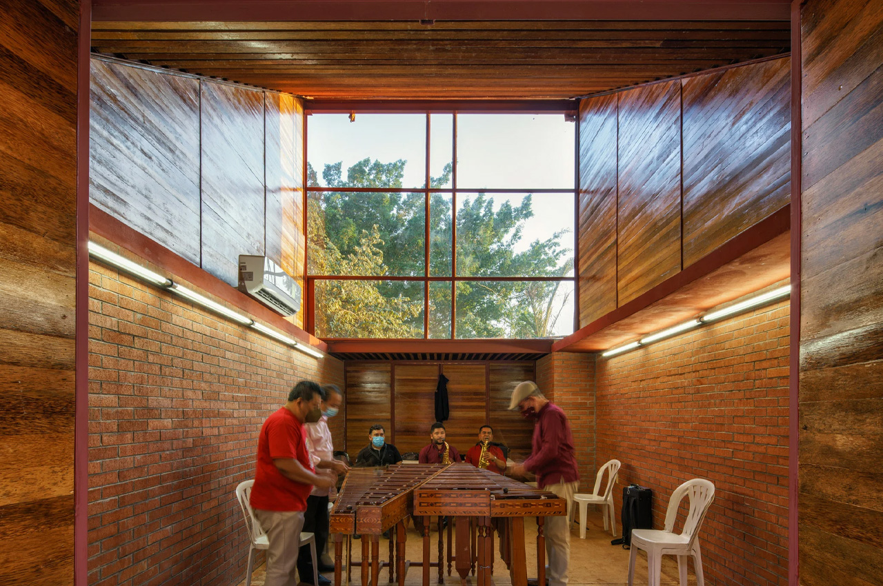 Casa de Música，Mexico，Conservatory of Music，environmental design，Architecture，Cantilever roof，