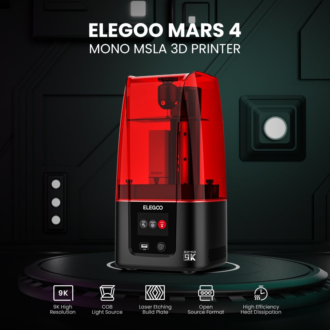 ELEGOO，3D printer，Digital，electronic product，