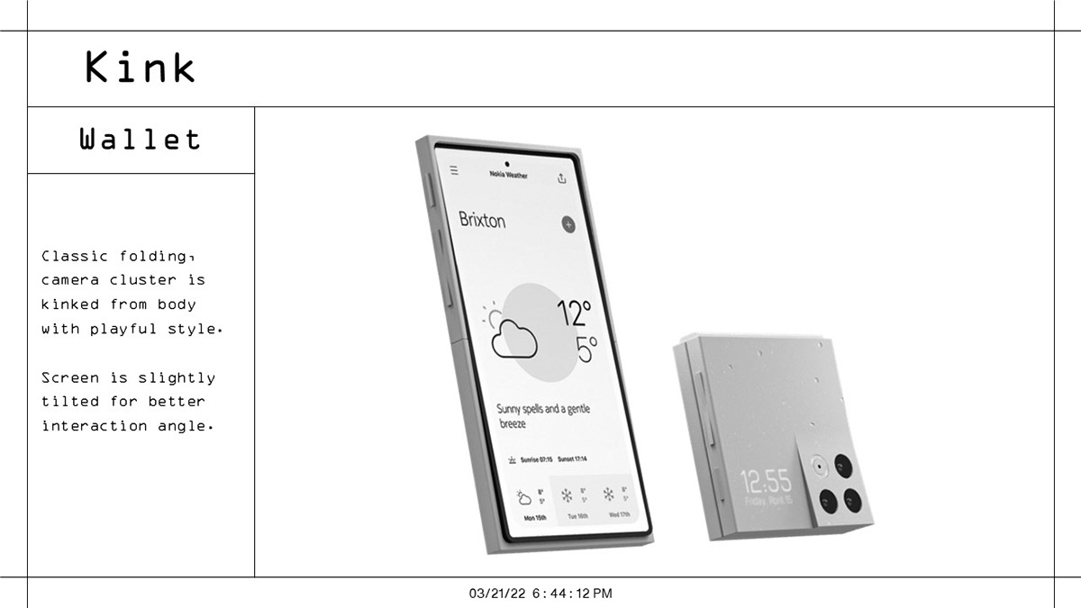 Kink，Folding mobile phone，Digital，electronic product，
