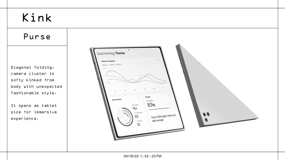 Kink，Folding mobile phone，Digital，electronic product，
