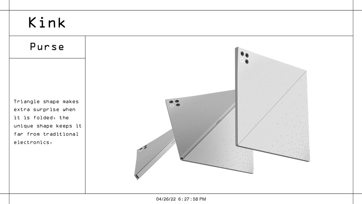 Kink，Folding mobile phone，Digital，electronic product，
