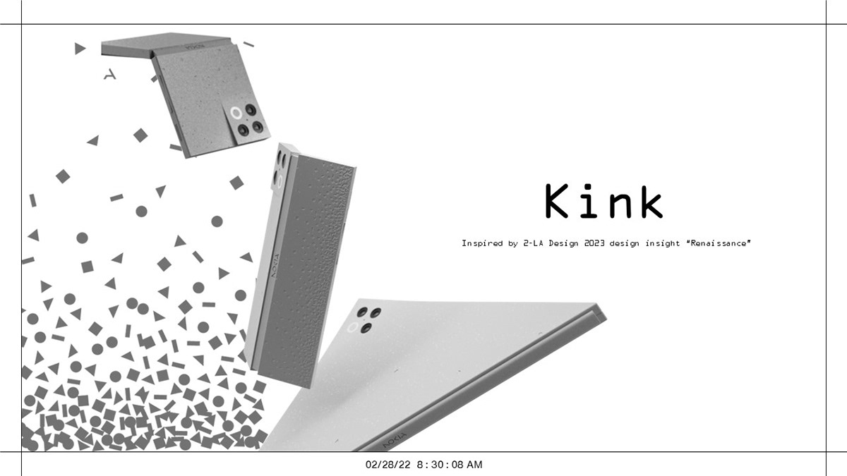 Kink，Folding mobile phone，Digital，electronic product，