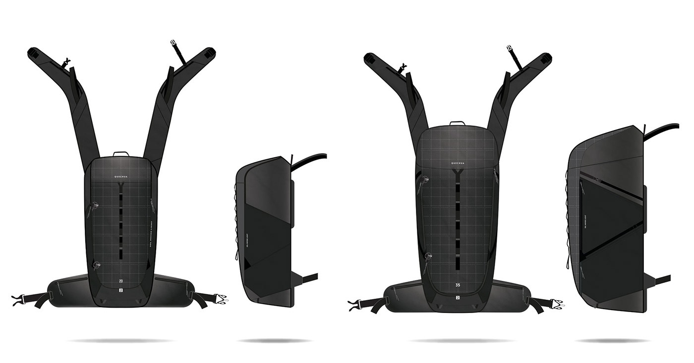 Quechua MH，hiking bag，