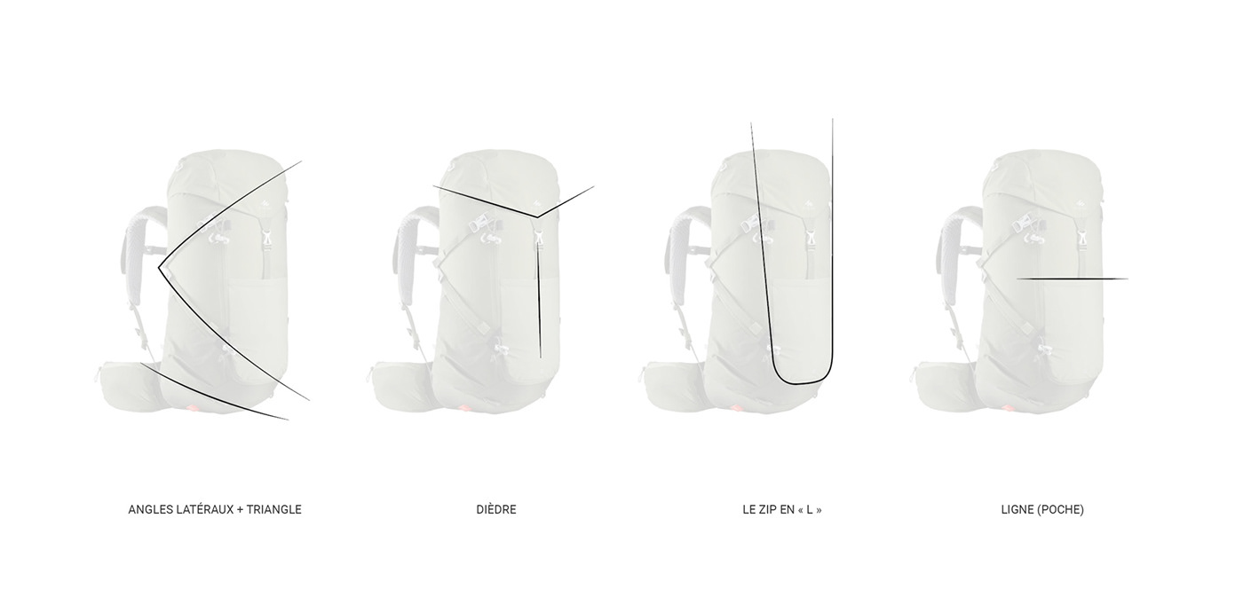 Quechua MH，hiking bag，