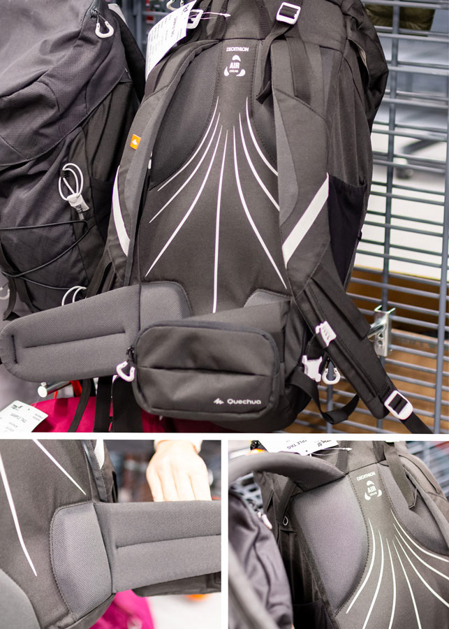 Quechua MH，hiking bag，