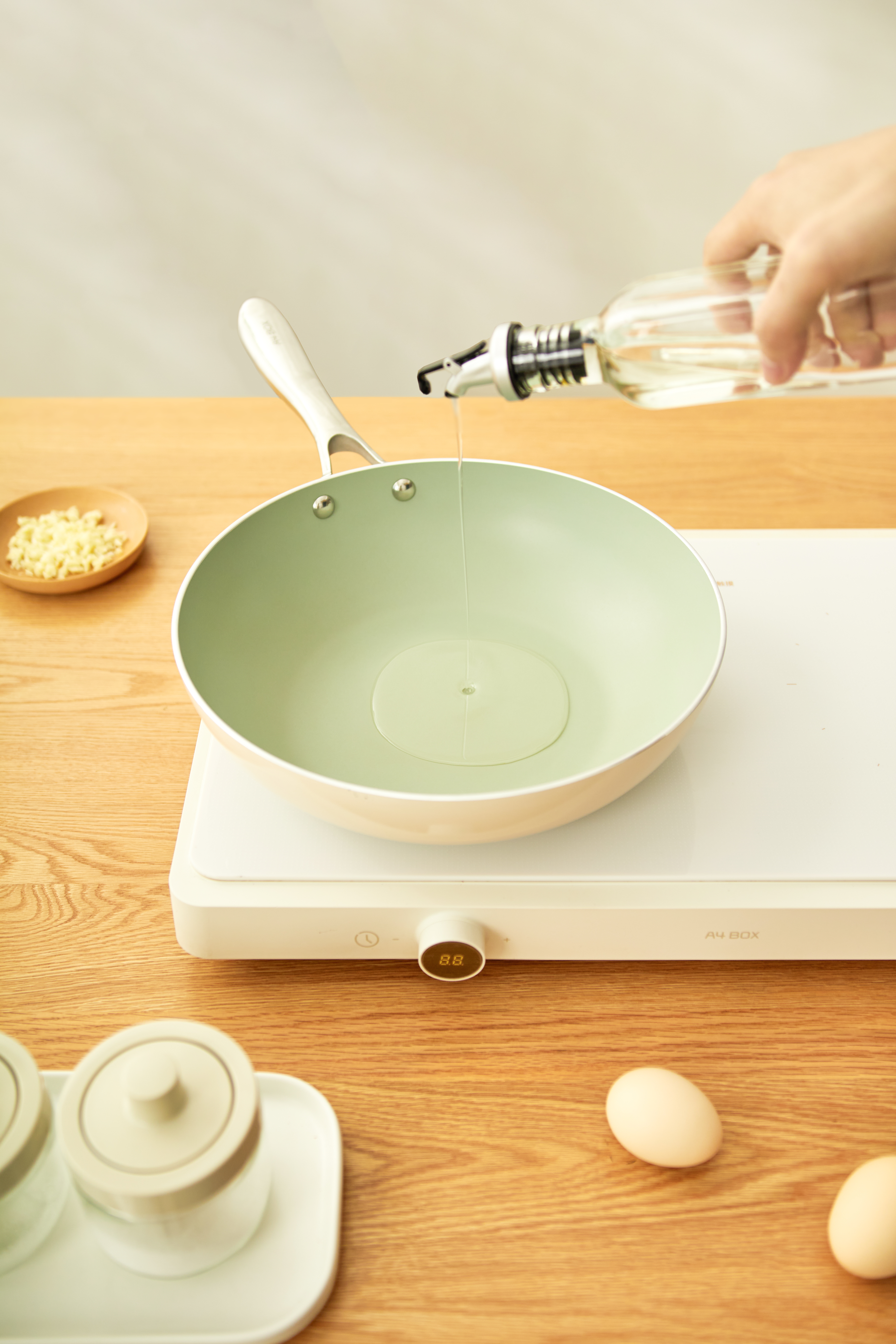 Wok，cooker，Fried wok，cookware，kitchen，Suitable box，Enamel，