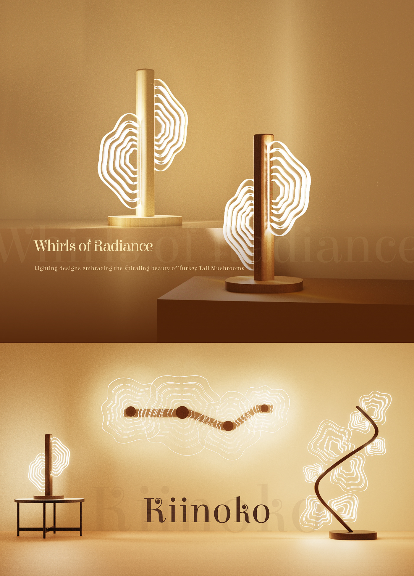 Kiinoko，Lamp design，