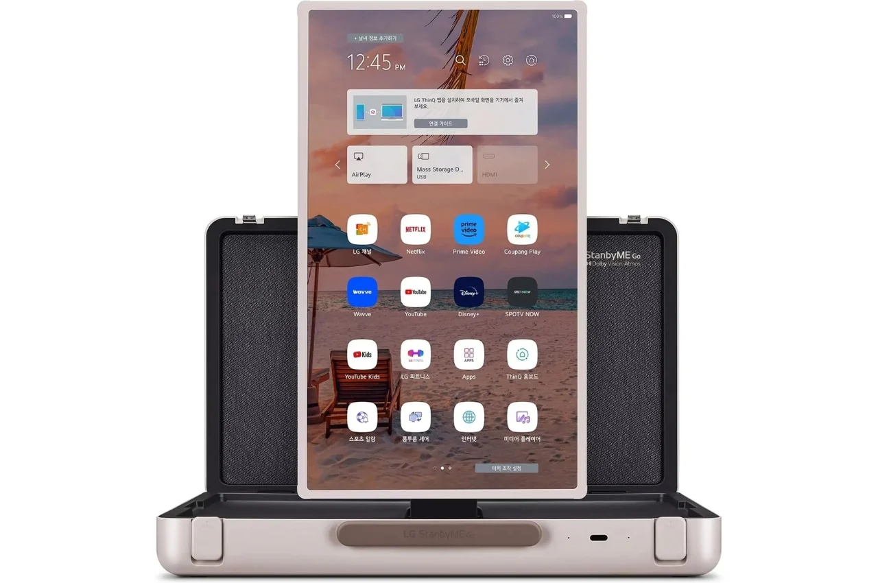 LG StanbyME Go，media player ，sound，