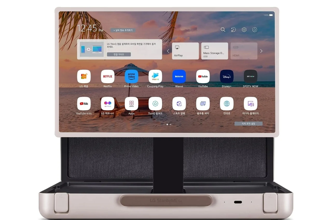 LG StanbyME Go，media player ，sound，