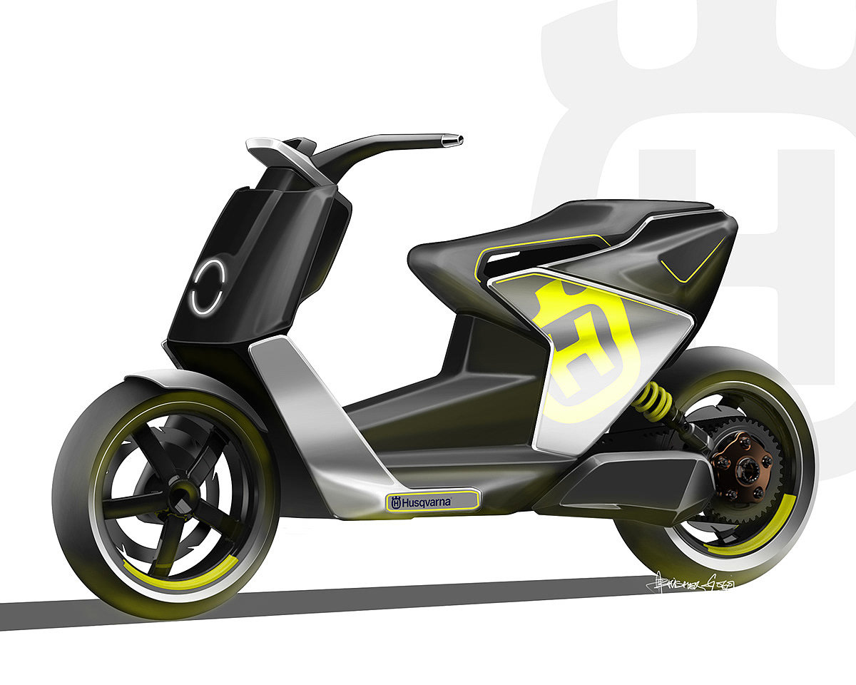 Husqvarna，vehicle，product design，industrial design，