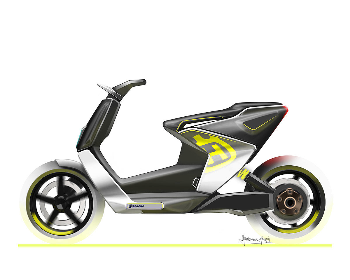 Husqvarna，vehicle，product design，industrial design，