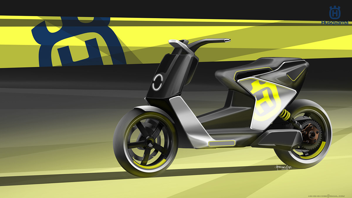 Husqvarna，vehicle，product design，industrial design，