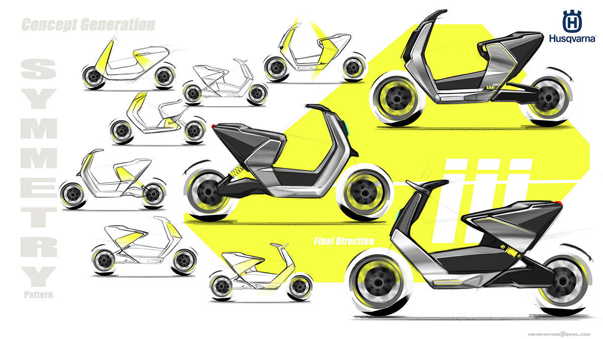 Husqvarna，vehicle，product design，industrial design，