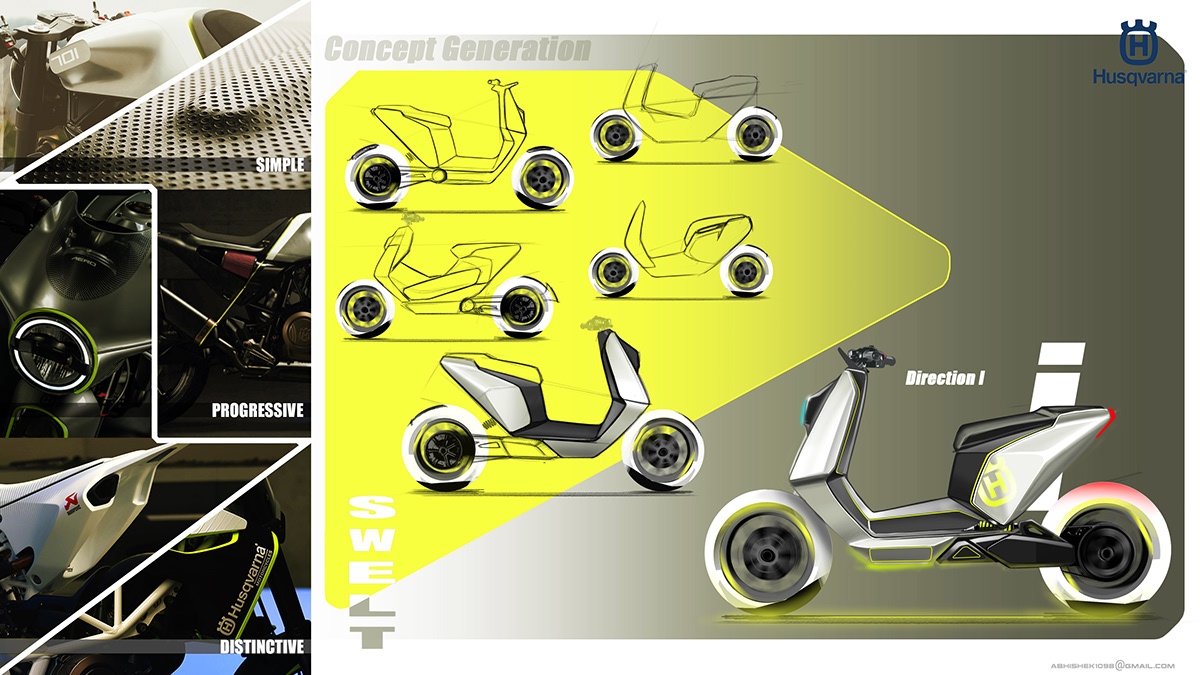 Husqvarna，vehicle，product design，industrial design，
