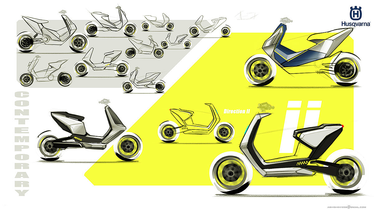 Husqvarna，vehicle，product design，industrial design，