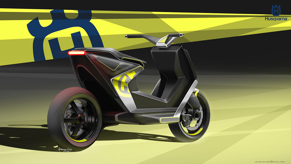 Husqvarna，vehicle，product design，industrial design，