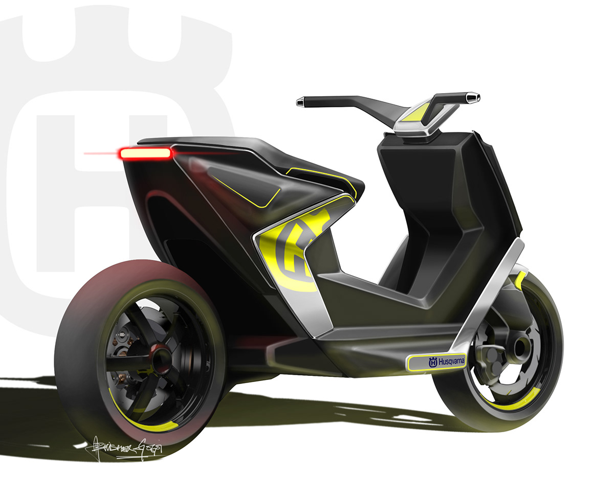 Husqvarna，vehicle，product design，industrial design，