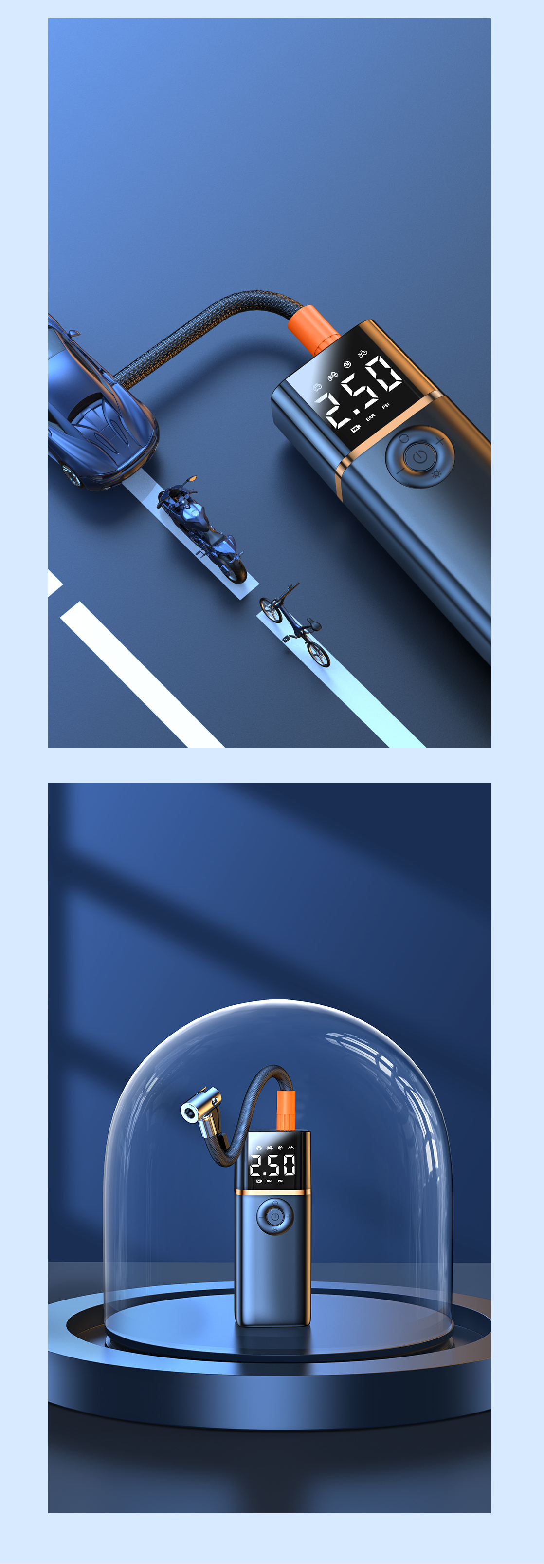 Electronic digital，Render，Air pump，