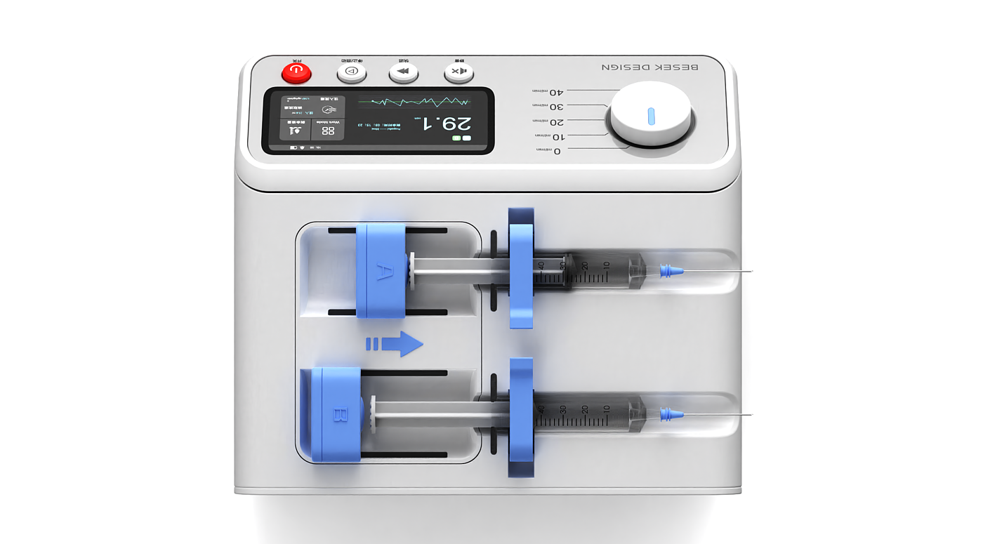 Syringe pump，Medical products，Medical equipment，Besek design，