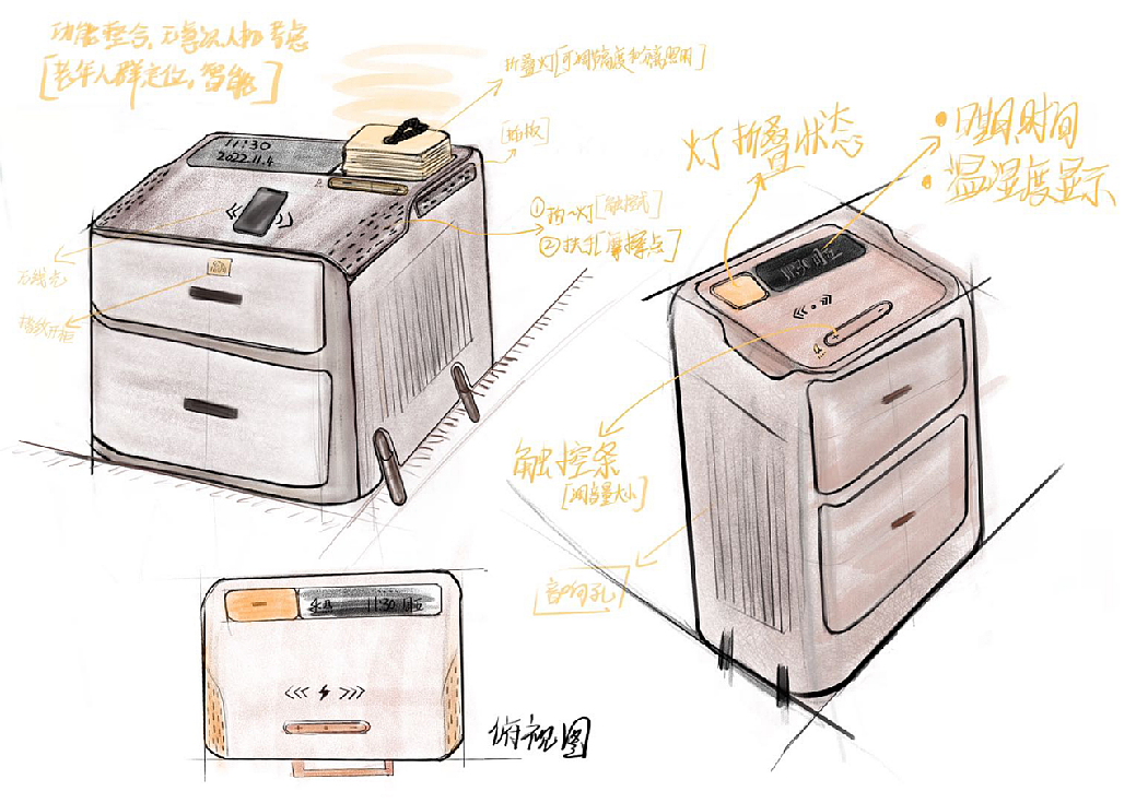 Design analysis, the elderly, traditional smart home，