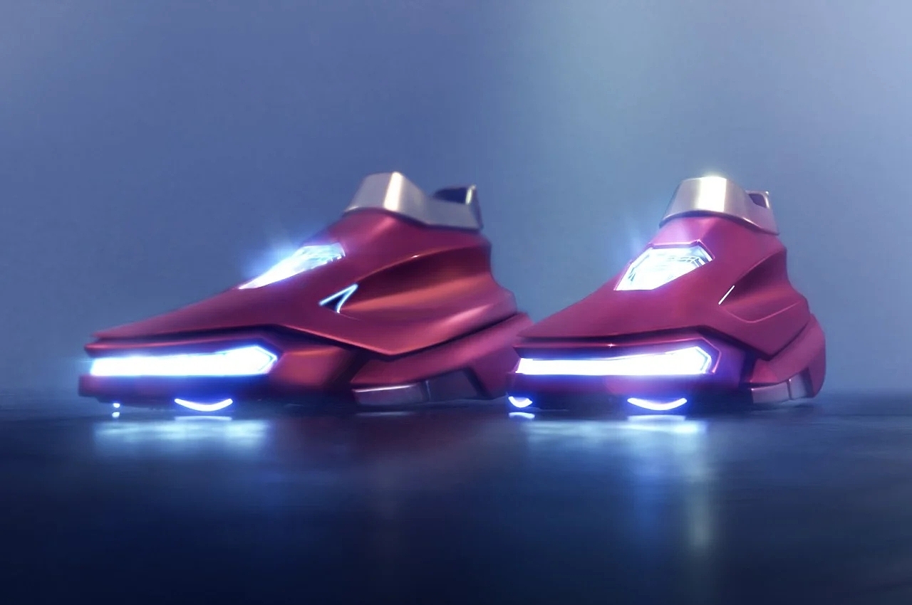 运动鞋，钢铁侠，未来感，产品设计，