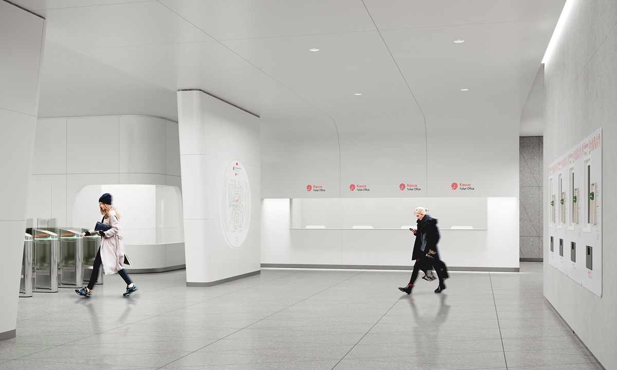 Klenovyi Bulvar，Metro Station，conceptual design，Architecture，