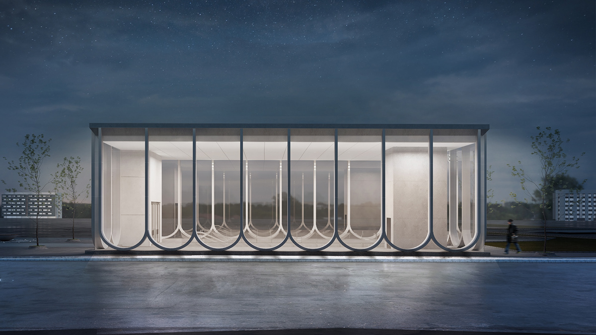 Klenovyi Bulvar，Metro Station，conceptual design，Architecture，