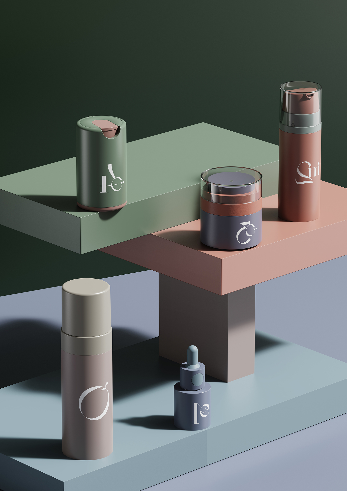 Skin Care Design，Cosmetic packaging，Medical beauty packaging，Efficacy of skin care，If award winning works，packing design，Molandi Packaging，New consumption，
