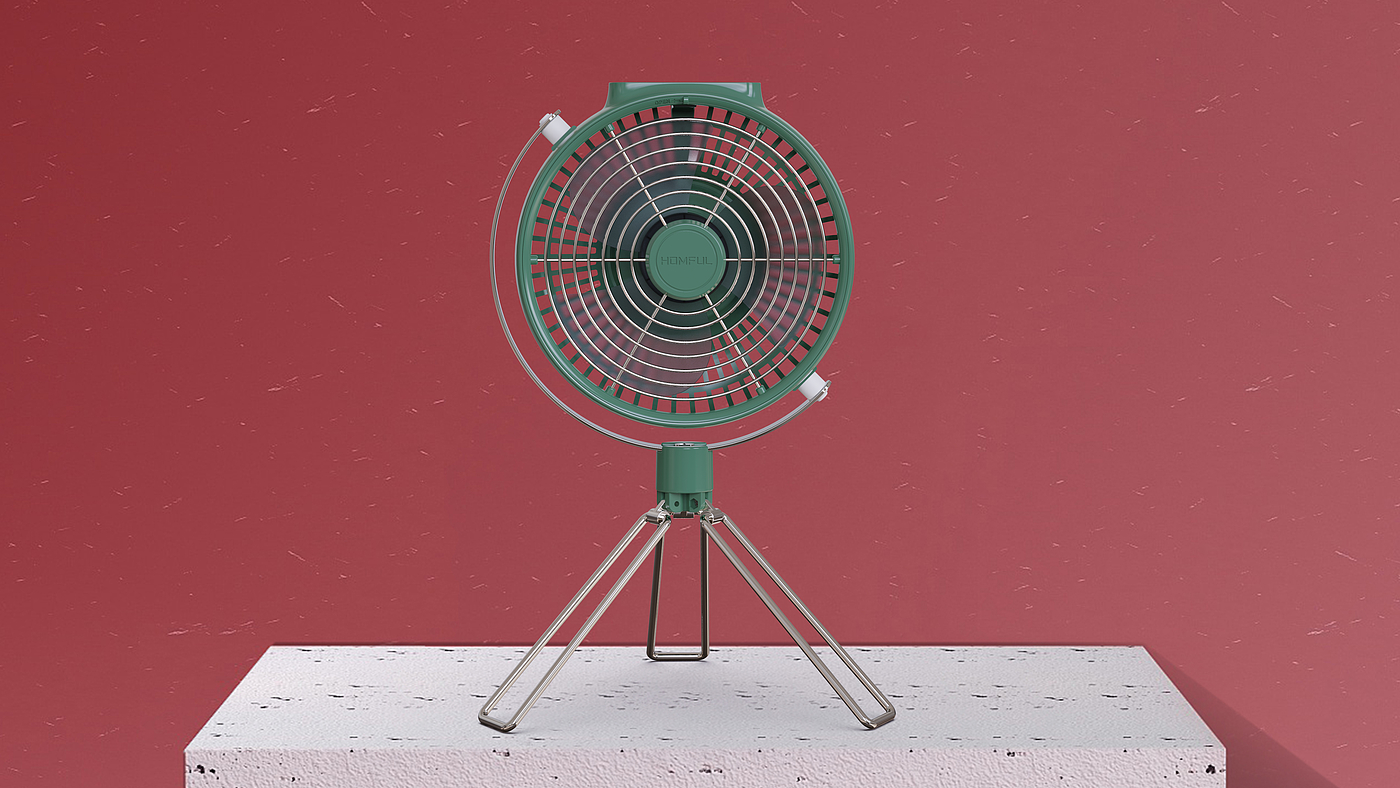 Fan，product design，keyshot，I Believe，