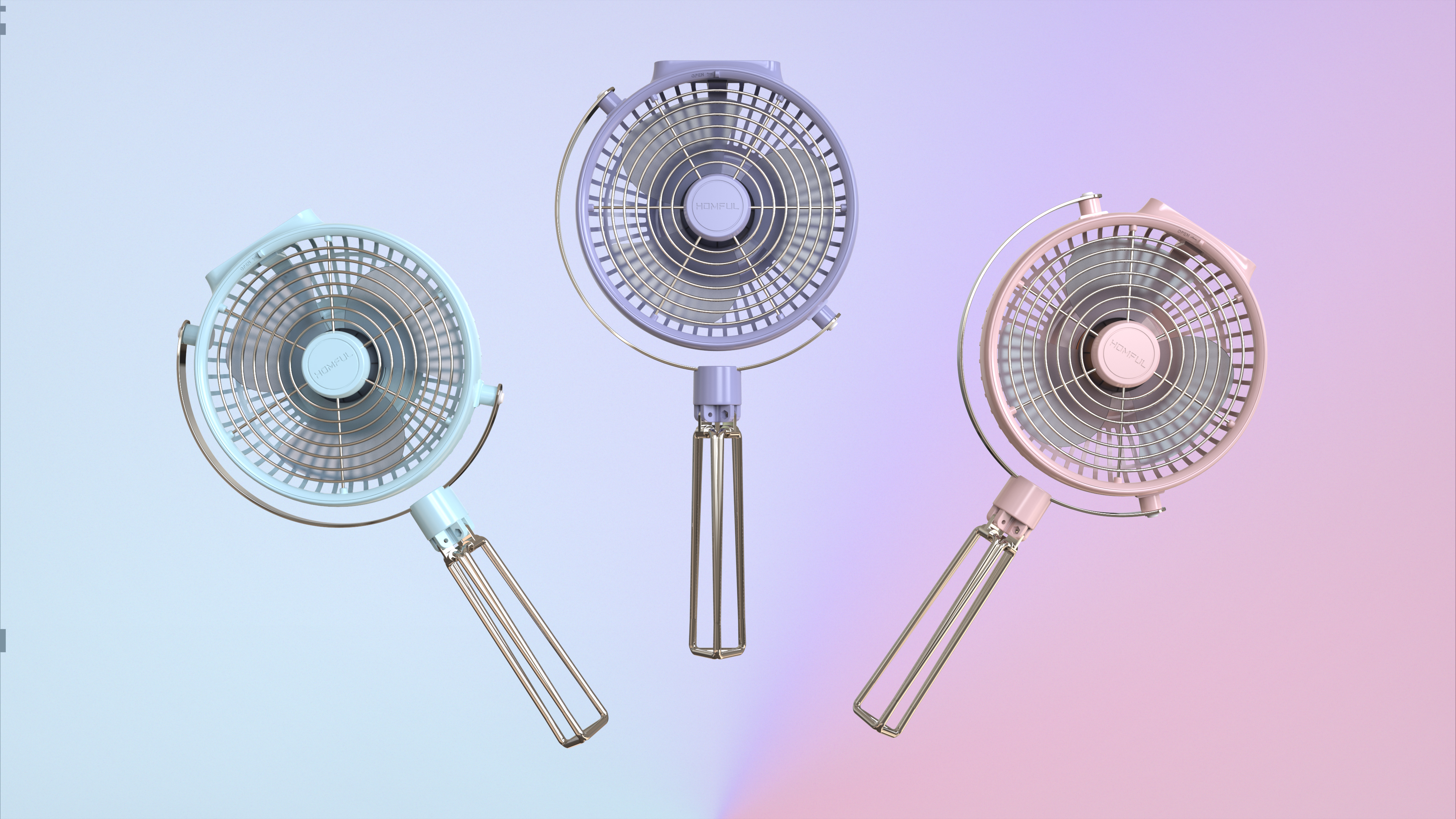 Fan，product design，keyshot，I Believe，