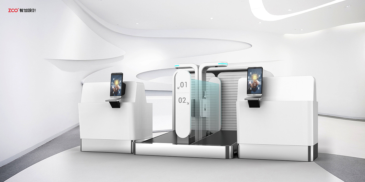 Zhijia design，Baggage check，Self service equipment，