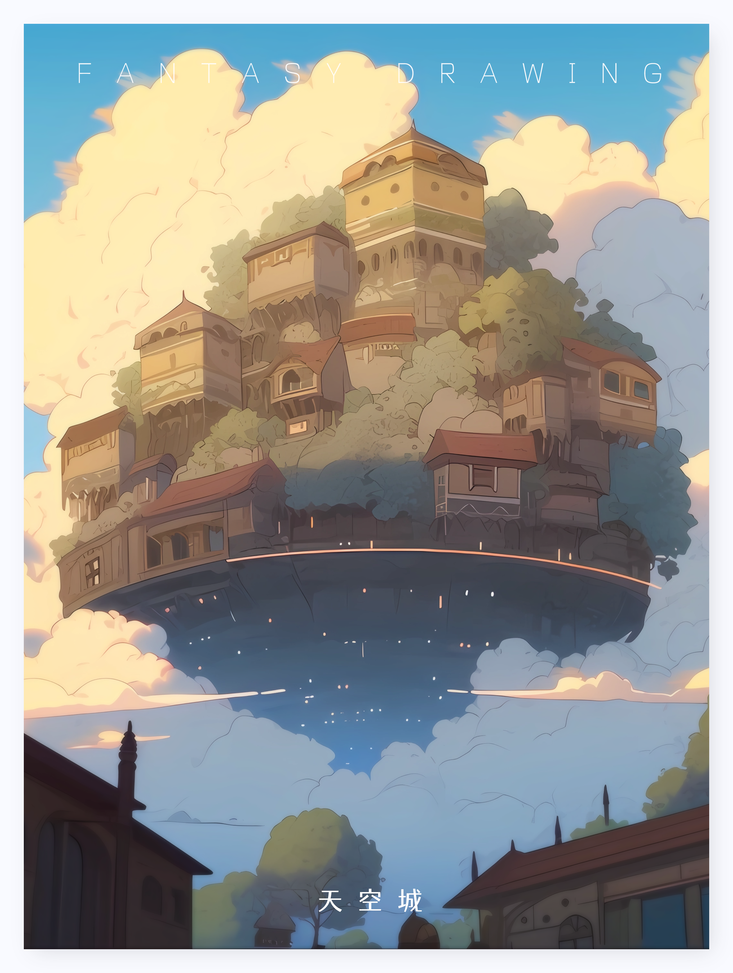 midjourney，Illustration，cartoon，AICG，artificial intelligence，Hayao Miyazaki，Midjourney keywords，prompt，