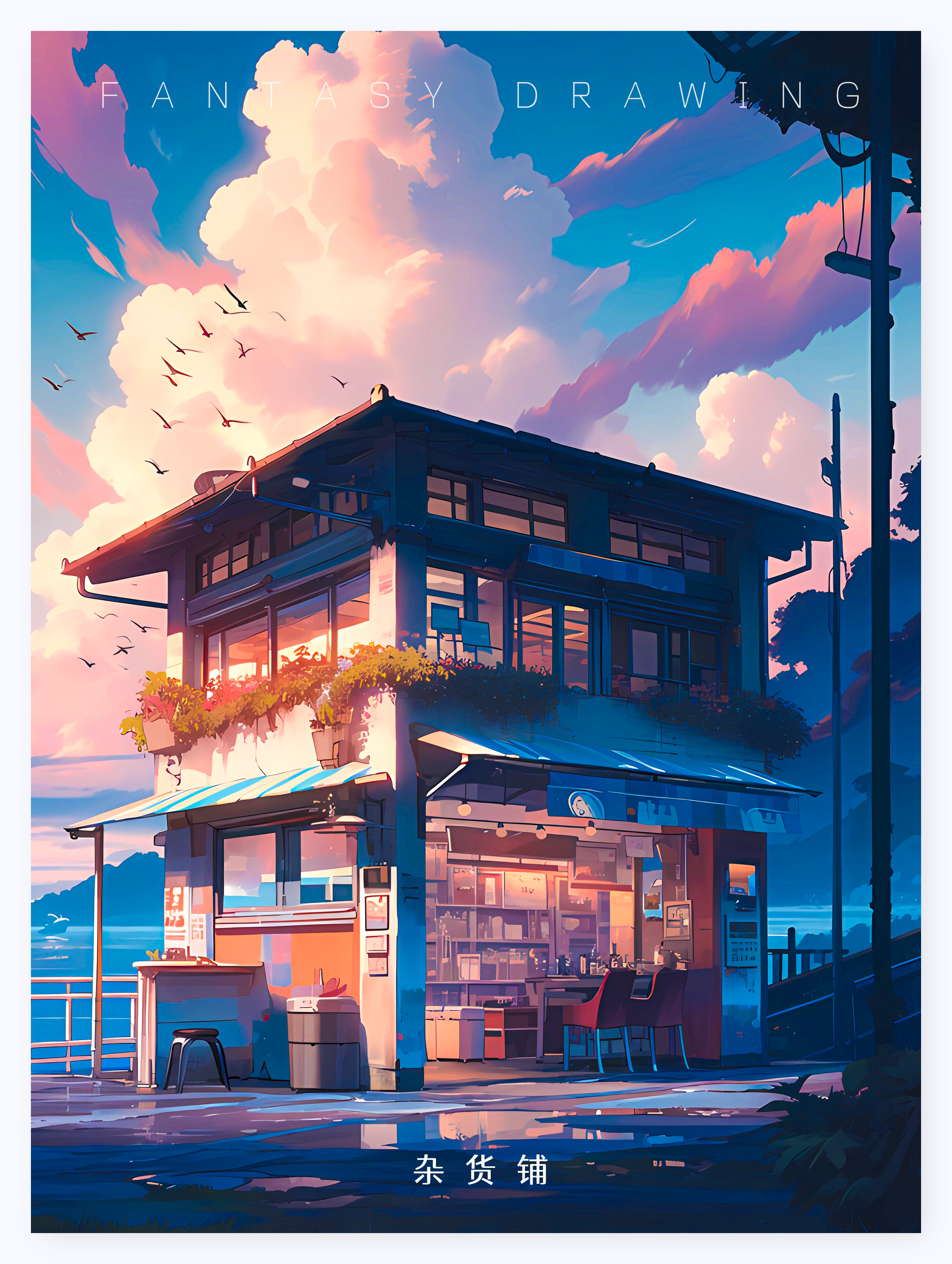 midjourney，Illustration，cartoon，AICG，artificial intelligence，Hayao Miyazaki，Midjourney keywords，prompt，