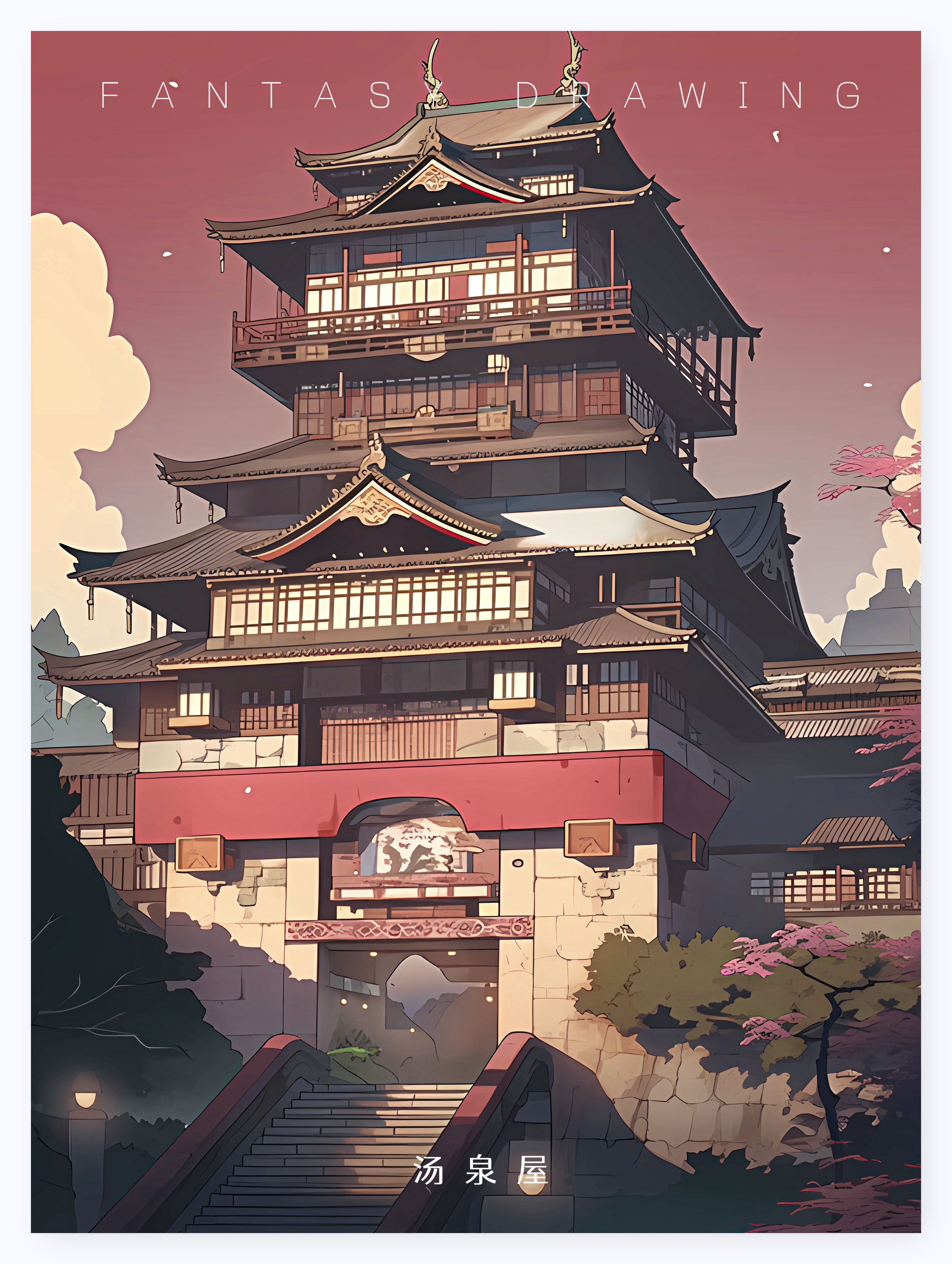 midjourney，Illustration，cartoon，AICG，artificial intelligence，Hayao Miyazaki，Midjourney keywords，prompt，